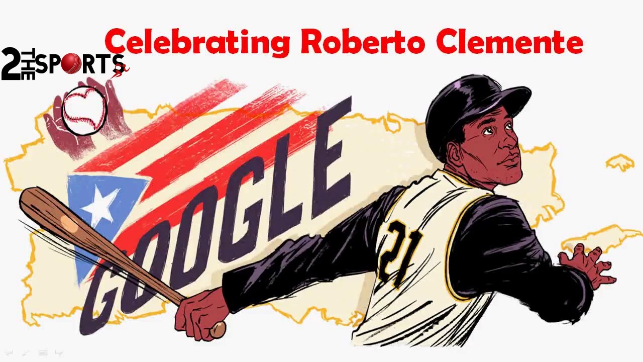 Roberto Clemente Google Doodle - To The Sports