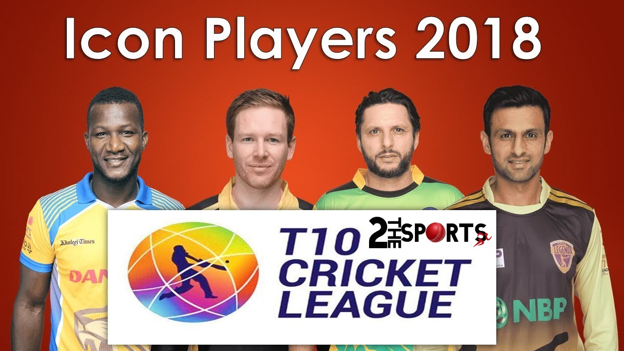 T10 League 2018 - Players List
